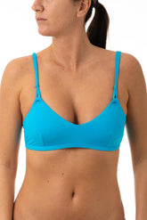 MIX REGGISENO BRASSIERE DONNA  CELESTE/BLU GIOVI MEDITATION BE BEACH
